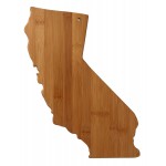 Custom Engraved State Bamboo Cutting Board - California