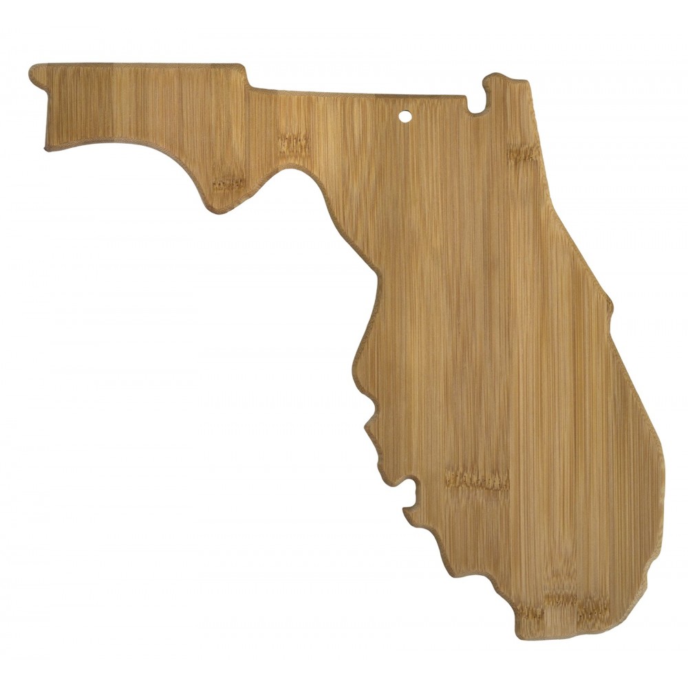 Personalized 12.25" x 13.5" - Bamboo State Cutting Boards - All States Available Wood