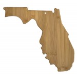 Personalized 12.25" x 13.5" - Bamboo State Cutting Boards - All States Available Wood