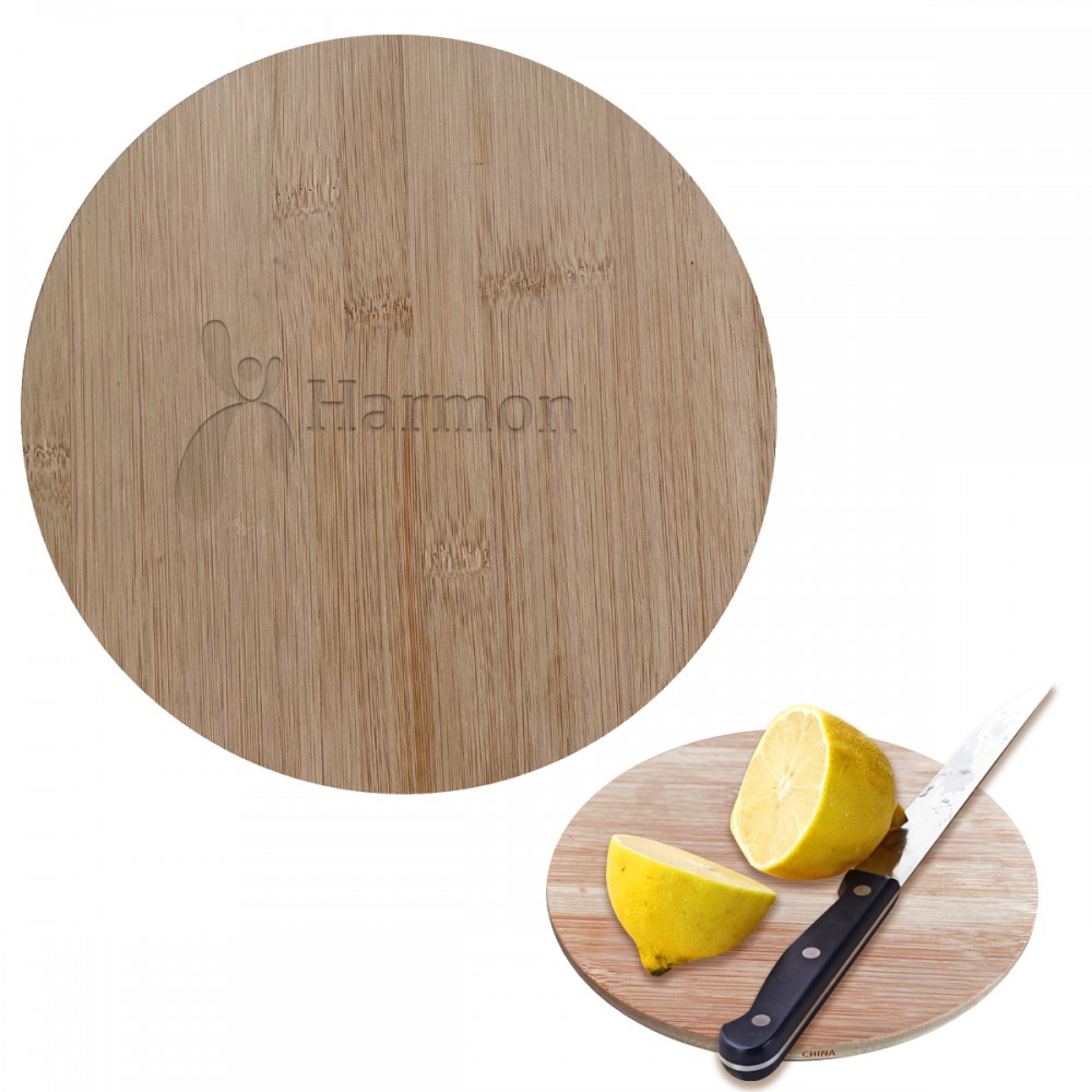 Personalized Round Bamboo Cutting Board