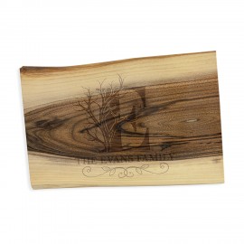 Black Walnut Cutting & Charcuterie Board with Logo