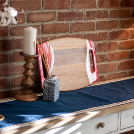 Personalized Acacia Cheese Board w/ Handles - 17" Emerald Green  Personalized Acacia Cheese Board w/ Handles - 17" Emerald Green