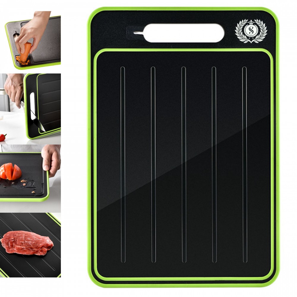 4-in-1 Aluminum Defrosting Cutting Board with Logo