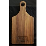 Custom Imprinted Walnut Cutting Board With Handle 7 x 13.5 x .5" American Made