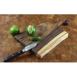 Small Live Edge Board with Handle with Logo  Small Live Edge Board with Handle with Logo