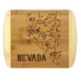 A Slice of Life Nevada Serving & Cutting Board with Logo
