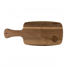 8" x 18 1/2" Walnut Paddle Cutting Board with Logo