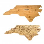 Logo Branded North Carolina Shaped Cutting Board