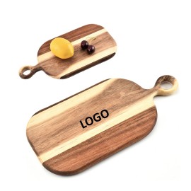 Custom Engraved Wooden Charcuterie Board With Handle