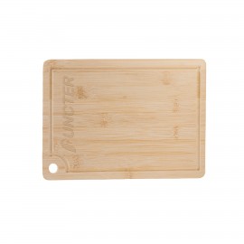 Customized Bamboo Cutting Board W/ Round Hole 11" X 8"