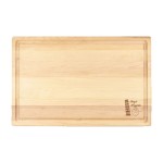 11" x 17" x 3/4" Maple Cutting Board with Juice Groove with Logo