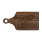 Promotional 13" x 7" Maple Paddle-Shaped Cutting Board with Juice Groove