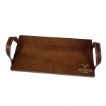 Small Charcuterie Board with Handles with Logo