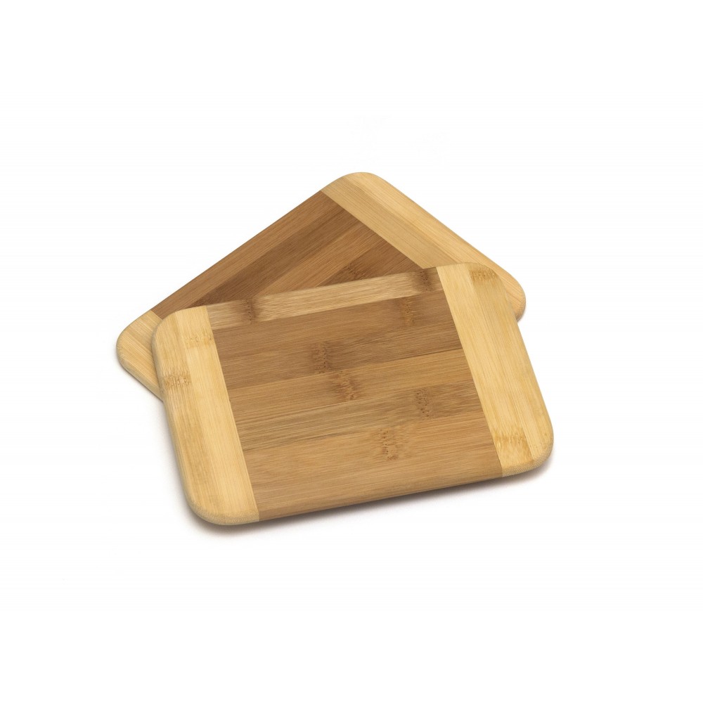 Personalized Bamboo 2 Tone Small Cutting Boards - Set of 2 Personalized Bamboo 2 Tone Small Cutting Boards - Set of 2