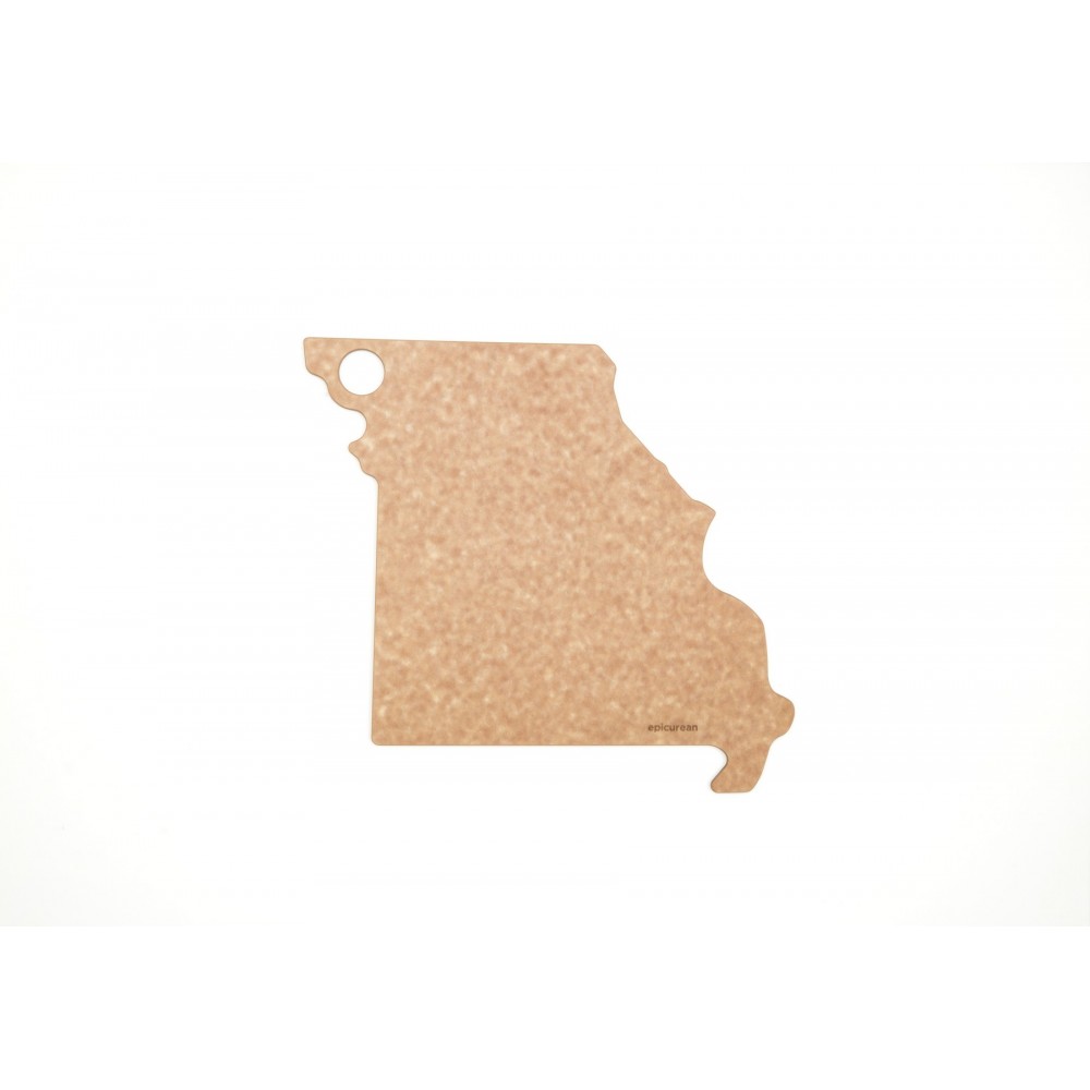 Custom Engraved 12.5" x 11.5" Epicurean Missouri Shaped Cutting Board Custom Engraved 12.5" x 11.5" Epicurean Missouri Shaped Cutting Board