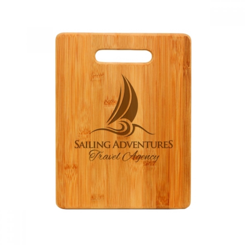 Customized 9.75" x 13.75" - Wood Cutting Board - Bamboo