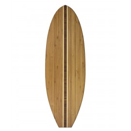 7.5" x 23" - Bamboo Surfboard Cutting Boards Wood with Logo