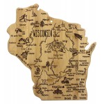 Logo Branded Destination Wisconsin Cutting & Serving Board