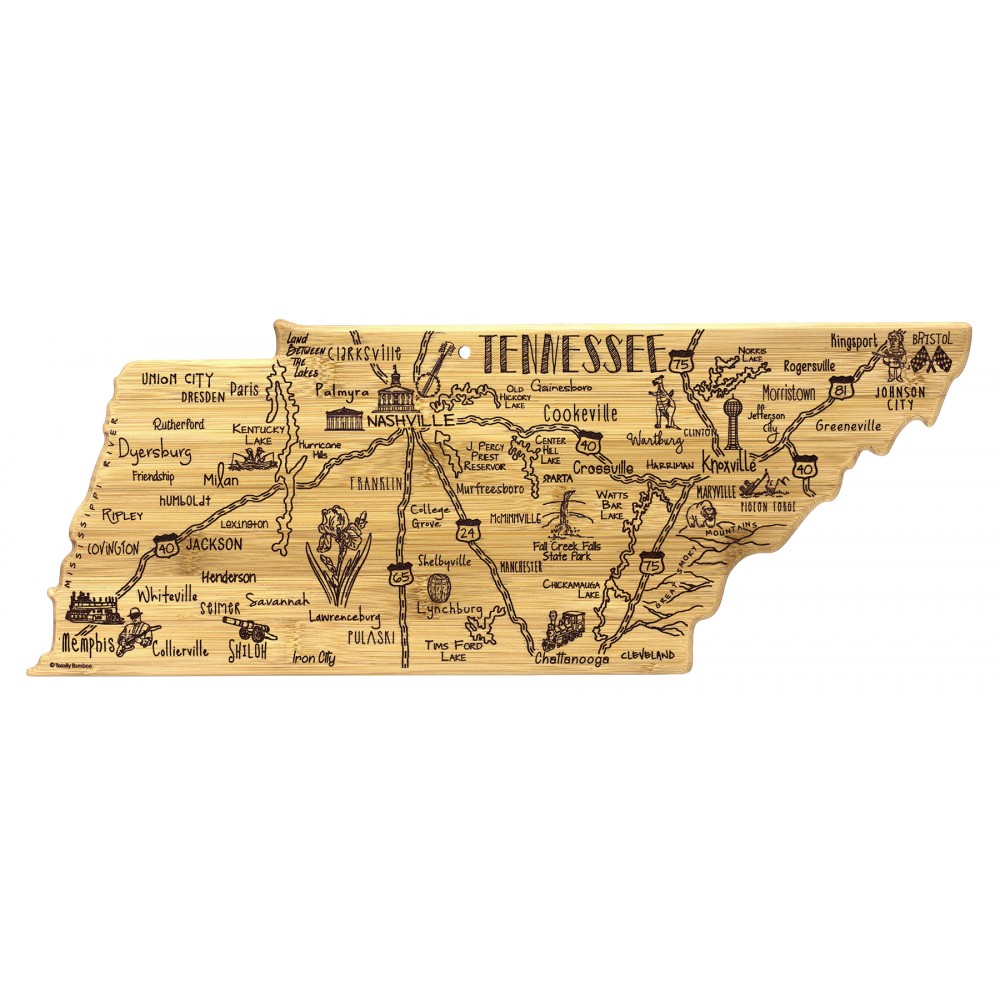 Destination Tennessee Cutting & Serving Board with Logo