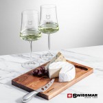 Custom Swissmar Acacia Board & 2 Dakota Wine