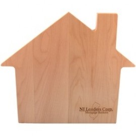 House Shaped Wood Cutting Board with Logo  House Shaped Wood Cutting Board with Logo