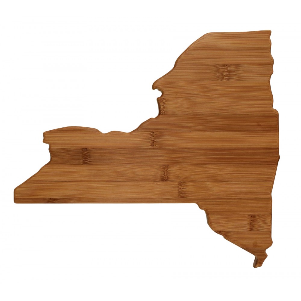 Totally Bamboo New York State Cutting and Serving Board Custom Printed Totally Bamboo New York State Cutting and Serving Board Custom Printed