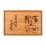 Cherry Cutting Board & Spice Tin Gift Set with Logo