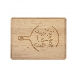 11" x 8" Maple Cutting Board with Juice Groove with Logo