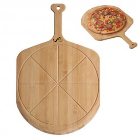 Promotional Bamboo Brown Pizza Board