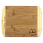 Texas State Stamp 2-Tone 11" Cutting Board with Logo