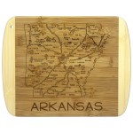 Custom A Slice of Life Arkansas Serving & Cutting Board