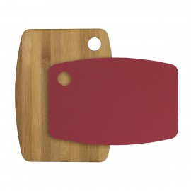 Logo Branded Eco-Culinaire Cutting Mat & Bamboo Cutting Board Set