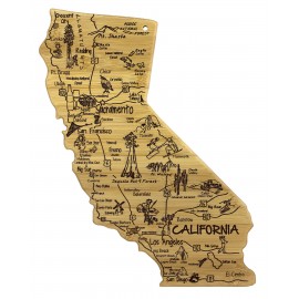 Destination California Cutting & Serving Board with Logo