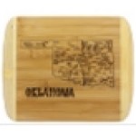 A Slice of Life Oklahoma Serving & Cutting Board with Logo