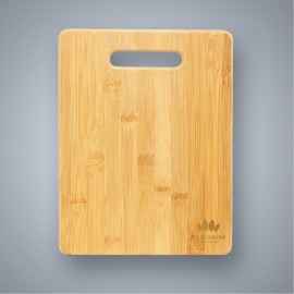Bamboo Cutting Board with Handle with Logo