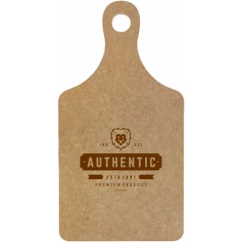 13 1/2" x 7" Eco Paddle Shaped Cutting Board with Logo