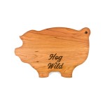 Cherry Pig-Shaped Cutting Board with Logo