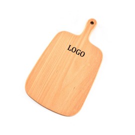 Logo Branded Wood Serving Board With Handle