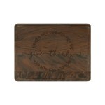 Promotional 11" x 8" Walnut Cutting Board with Juice Groove