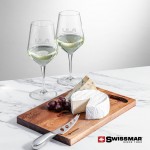 Custom Imprinted Swissmar Acacia Board & 2 Germain Wine