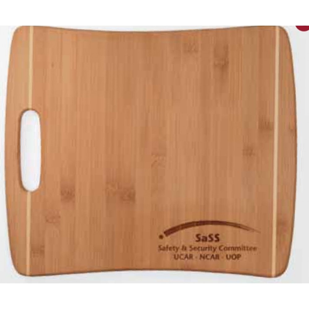 Bamboo Cutting Board (11.5"x13.5") Custom Imprinted Bamboo Cutting Board (11.5"x13.5") Custom Imprinted