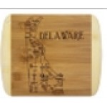 Logo Branded A Slice of Life Delaware Serving & Cutting Board
