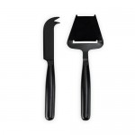 Nero Cheese Knives in Matte Black Custom Imprinted