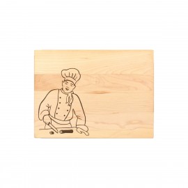 Logo Branded 9" x 12" Maple Rectangular Cutting Board