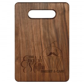 Walnut Cutting Board with Logo  Walnut Cutting Board with Logo