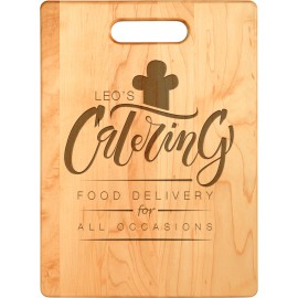 Customized Maple Cutting Board - 13-3/4" x 9-3/4"  Customized Maple Cutting Board - 13-3/4" x 9-3/4"