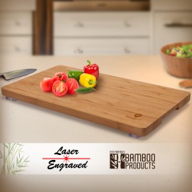 Custom Alder Bamboo Cutting Board / Serving Tray