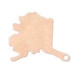 16" x 14" Epicurean Alaska Shaped Cutting Board Logo Branded