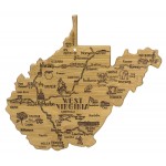 Destination West Virginia Cutting & Serving Board with Logo