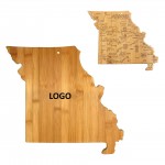 Custom Engraved Missouri State Shape Serving Cutting Board